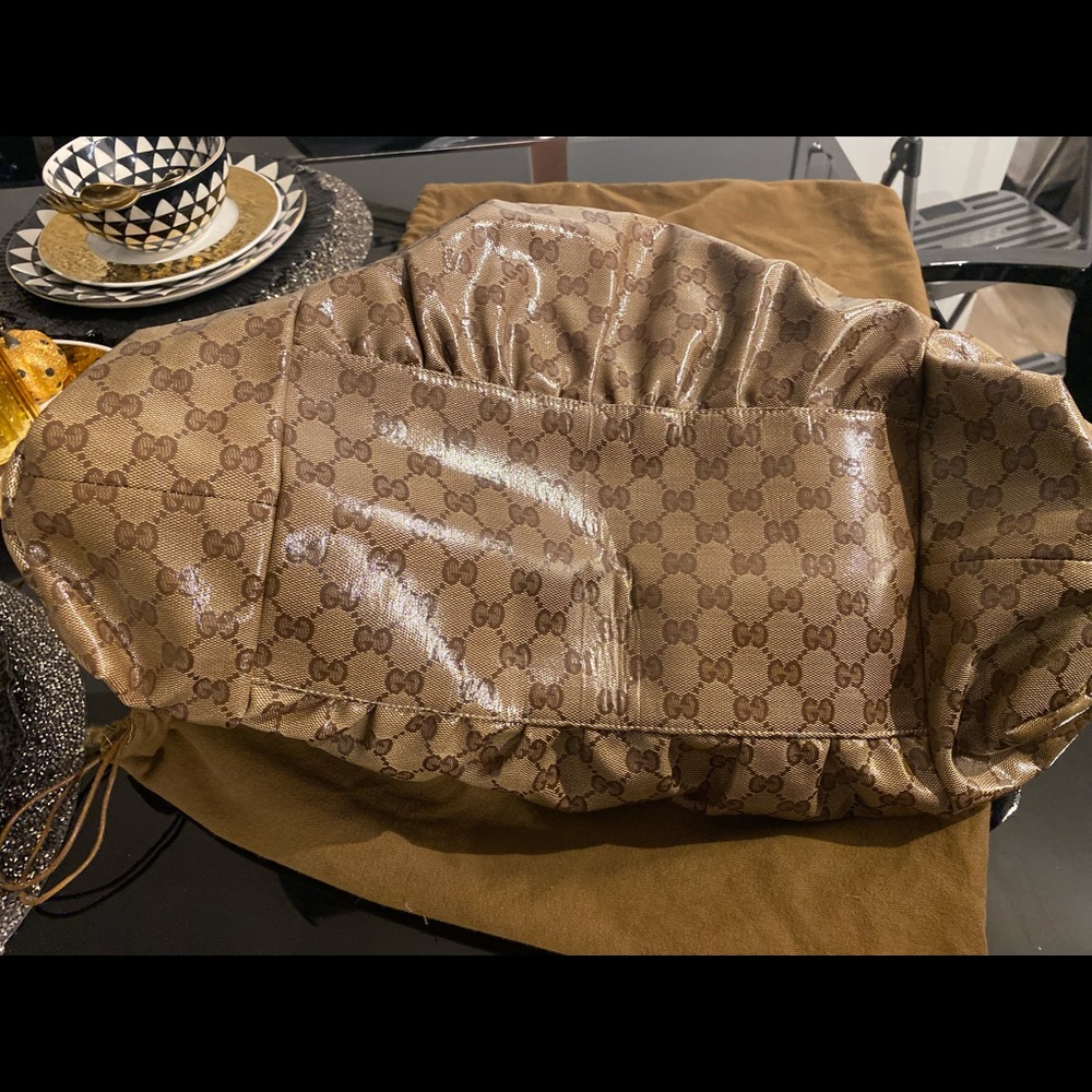 Gucci Original GG Crystal Hysteria Shoulder Hobo Bag - Picture 6 of 14